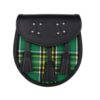Semi Dress Ross National Irish Green Tartan Sporran-Kilt Accessory for Men’s