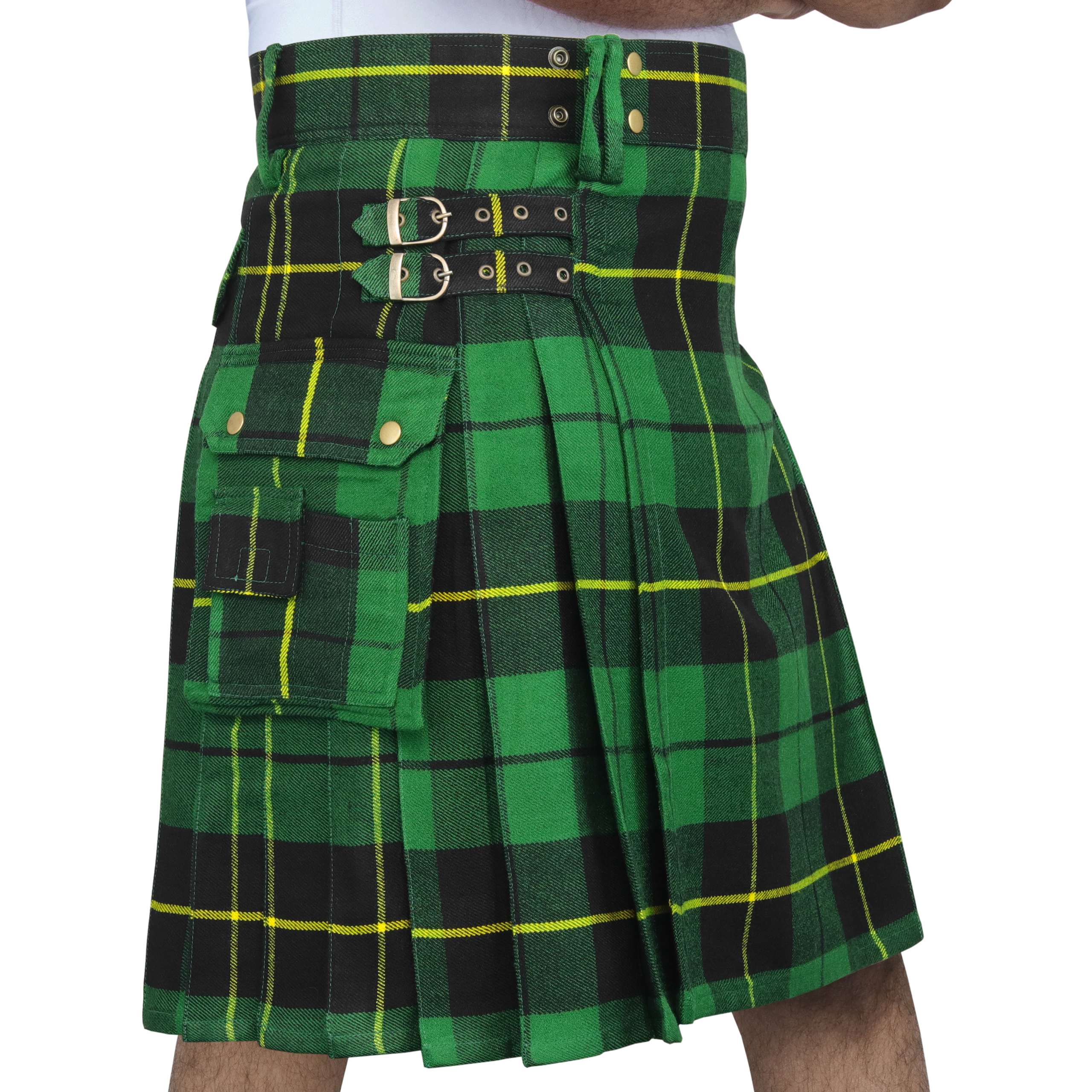 Wallace Hunting Tartan 16oz Utility Kilt for Men