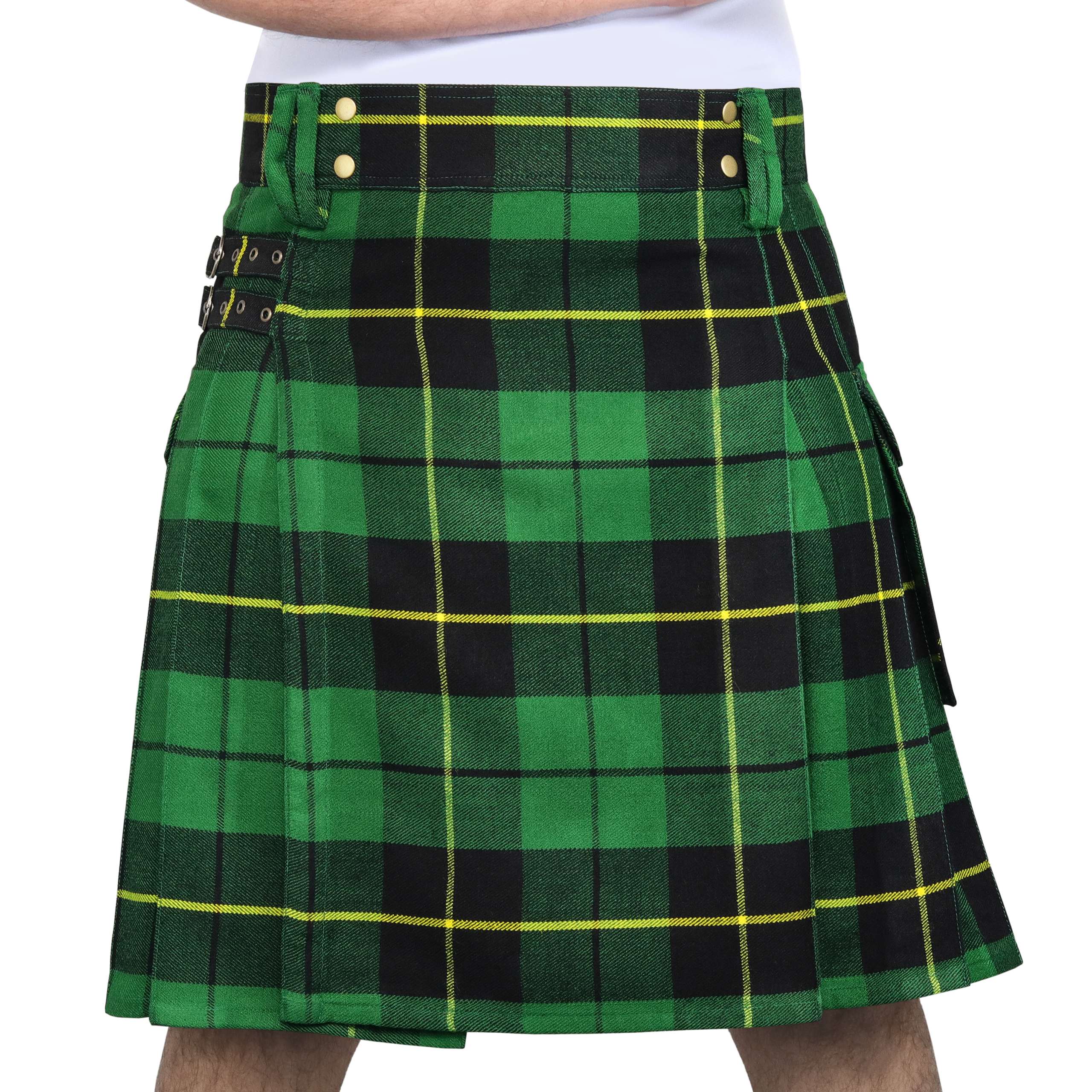 Wallace Hunting Tartan 16oz Utility Kilt for Men - Image 2