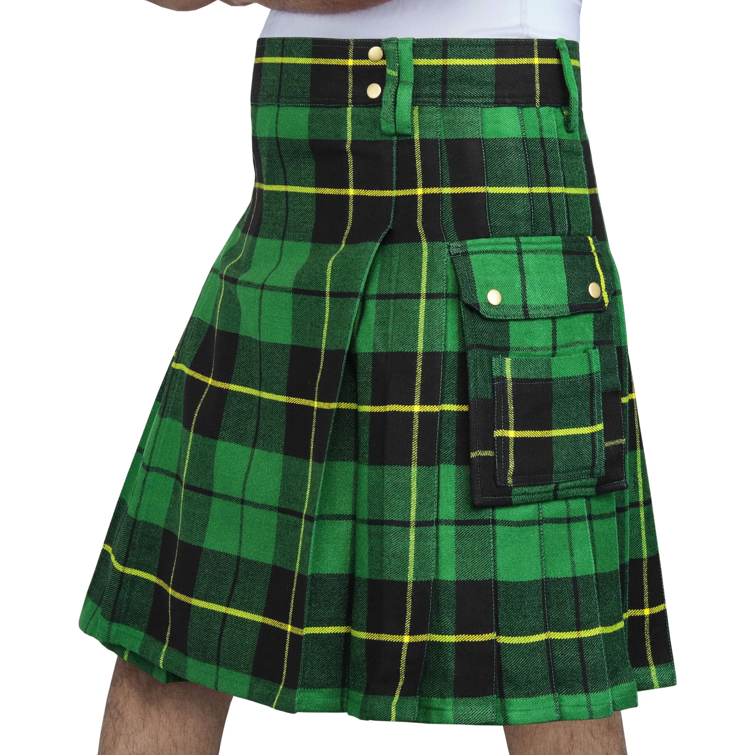 Wallace Hunting Tartan 16oz Utility Kilt for Men - Image 3