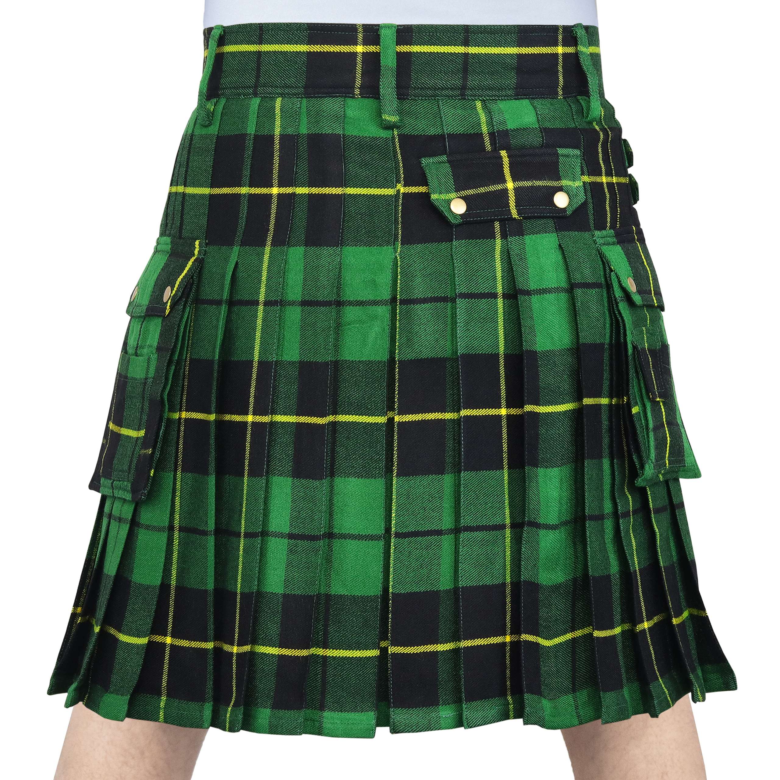 Wallace Hunting Tartan 16oz Utility Kilt for Men - Image 4