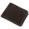 Dark Brown Leather Wallet for Men