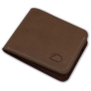 Light Brown Leather Wallet for Men